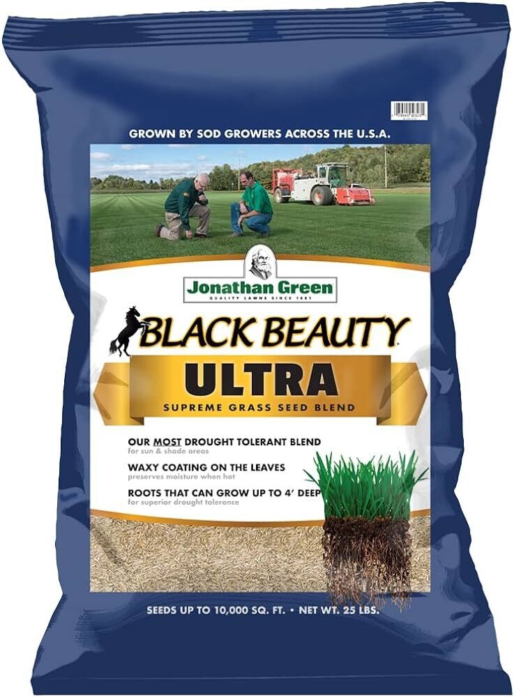 Jonathan Green 10323 Black Beauty Ultra Grass Seed, 25Lb
