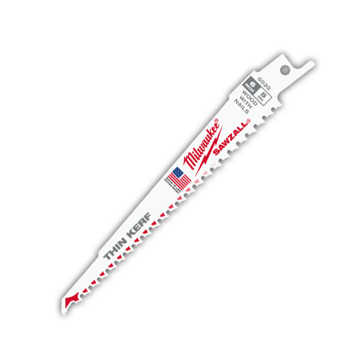 Milwaukee 6&quot; 5 TPI Wood Cutting Sawzall® Blade
