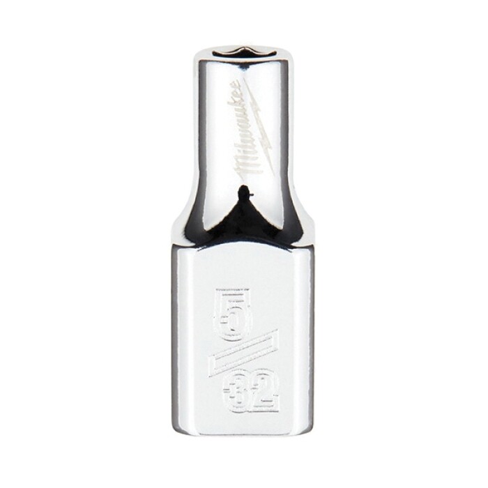 Milwaukee 1/4&quot; Drive SAE Shallow Socket, 5/32&quot;