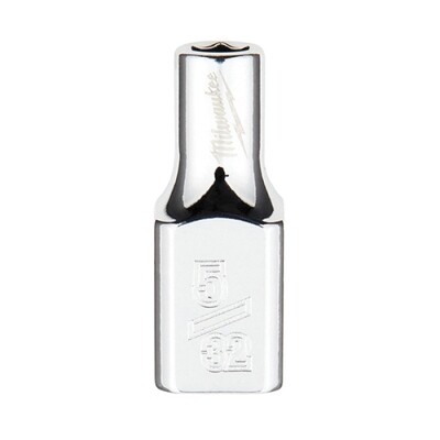 Milwaukee 1/4&quot; Drive SAE Shallow Socket, 5/32&quot;