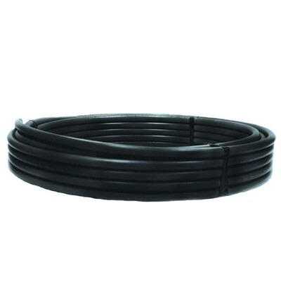 Cresline 18125 Black Plastic Pipe, 1-1/4&quot;X100Ft 160Psi