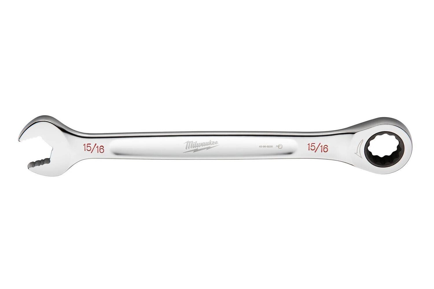 Milwaukee SAE Ratcheting Wrench, 15/16&quot;