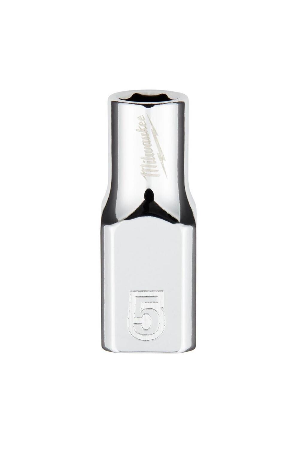 Milwaukee 1/4&quot; Drive Metric Shallow Socket, 5mm