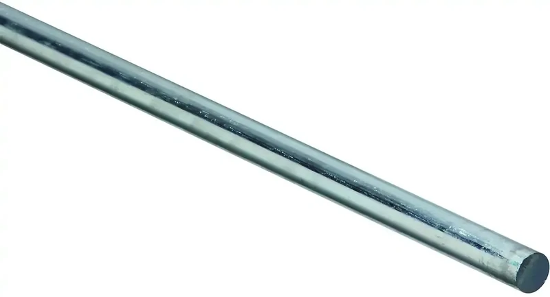 National Hardware N216-192 ZP Round Steel Rod, 3/8&quot;X72&quot;