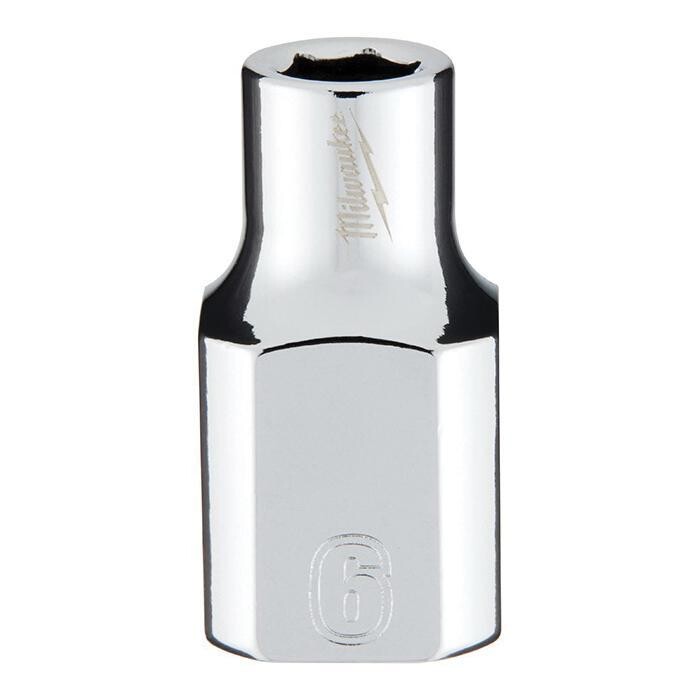 Milwaukee 3/8&quot; Drive Metric Shallow Socket, 6mm