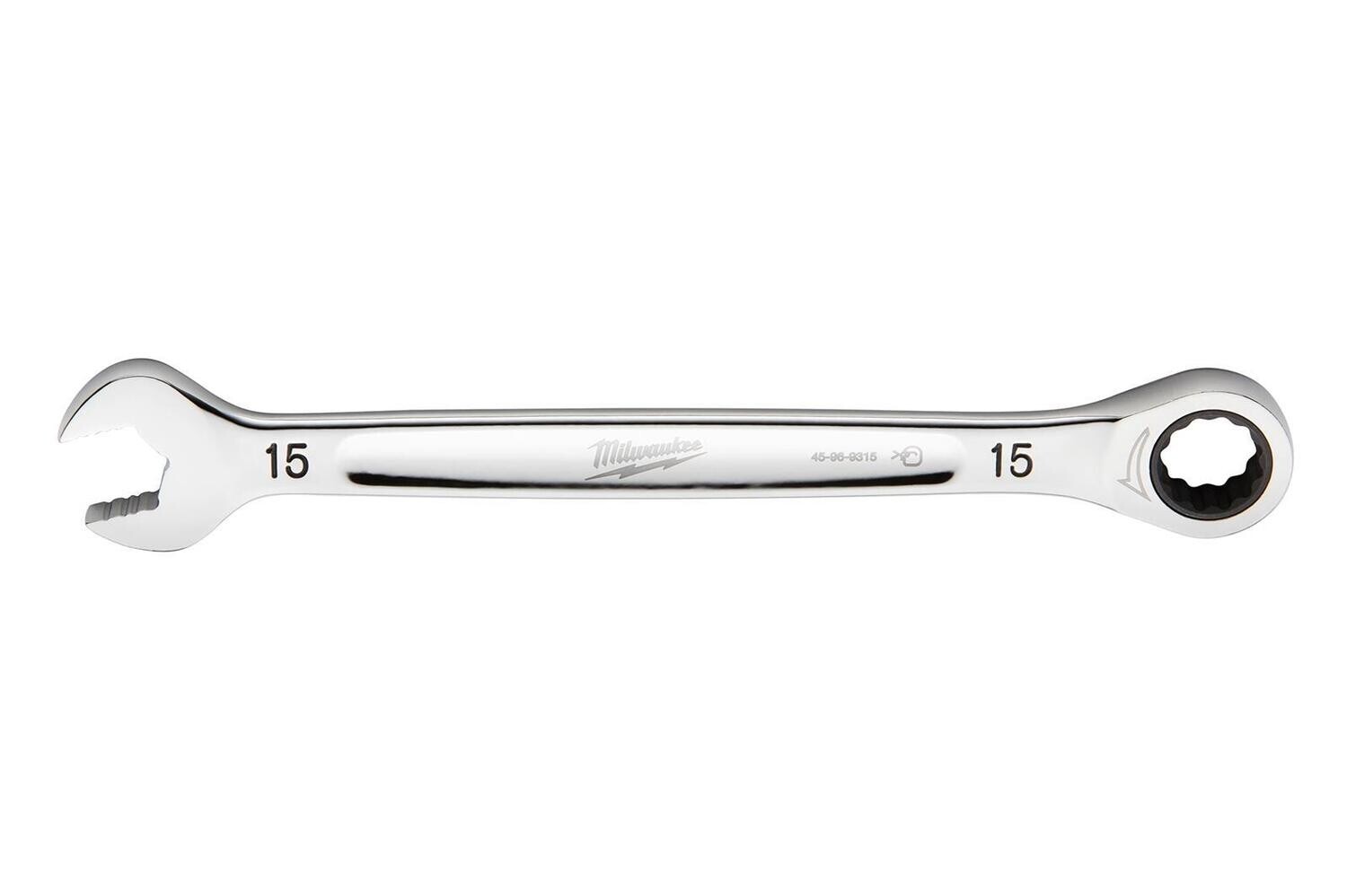 Milwaukee Metric Ratcheting Wrench, 15mm
