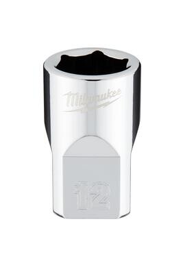 Milwaukee 3/8&quot; Drive Metric Shallow Socket, 12mm
