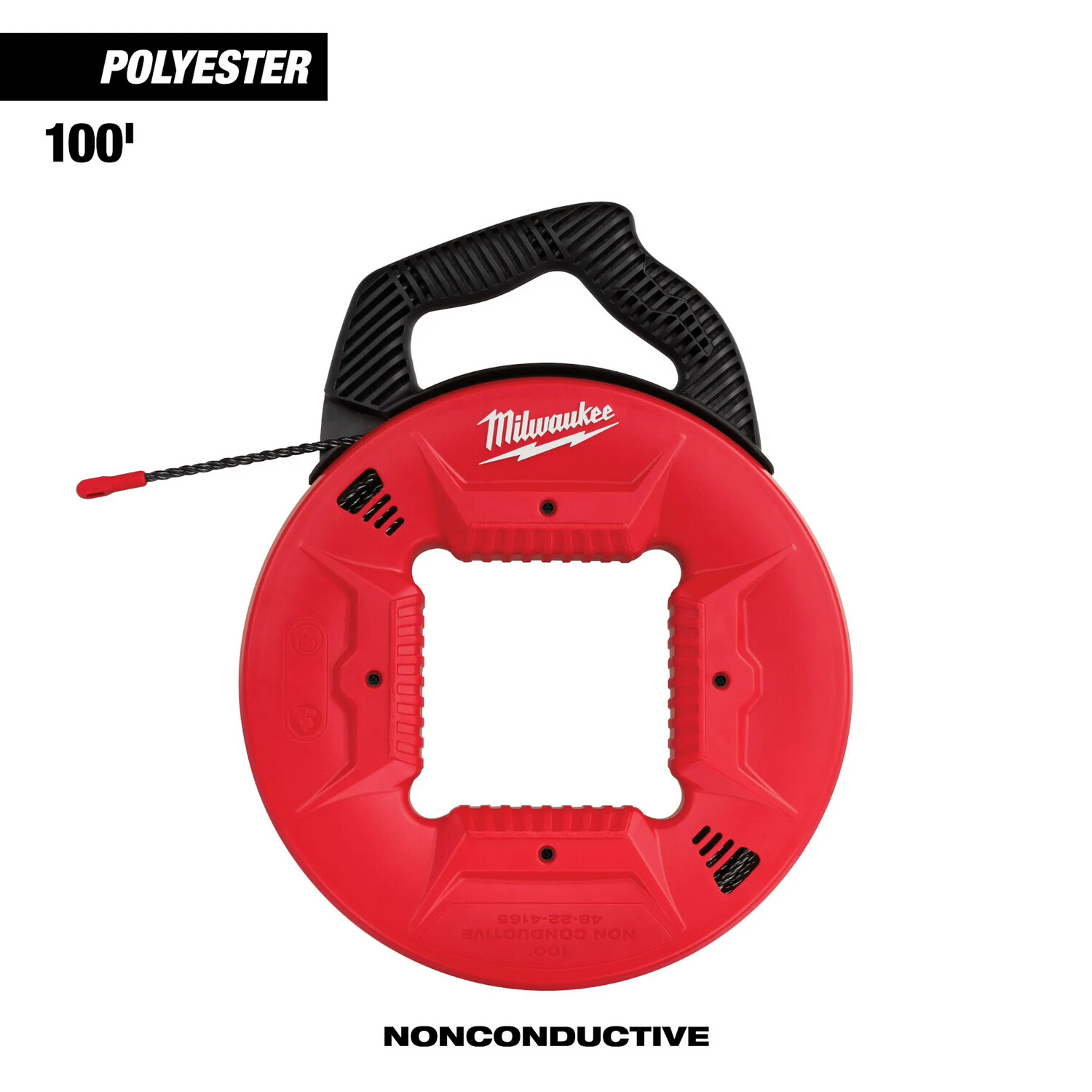Milwaukee 200FT Poly w/Flex Leader Fish Tape
