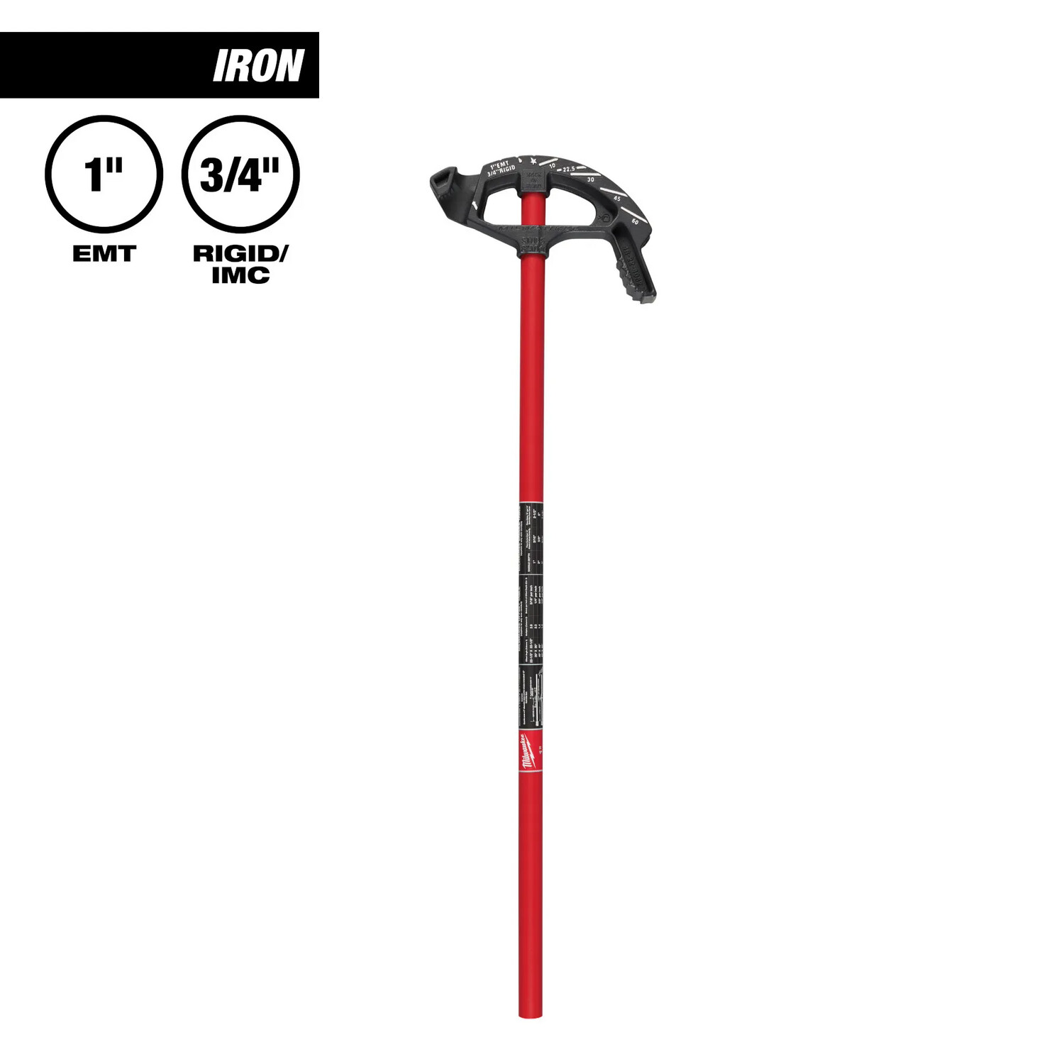 Milwaukee 1/2&quot; EMT Aluminum Conduit Bender