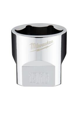 Milwaukee 3/8&quot; Drive SAE Shallow Socket, 15/16&quot;