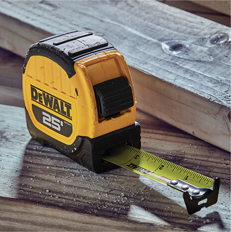DeWalt Tape Measure, 25Ft