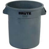 Rubbermaid FG261000GRAY Gray Brute Container, 10Gal