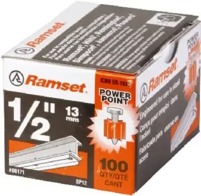 Ramset 06171/1503K Knurled Drive Pins, 1/2&quot;  100BX
