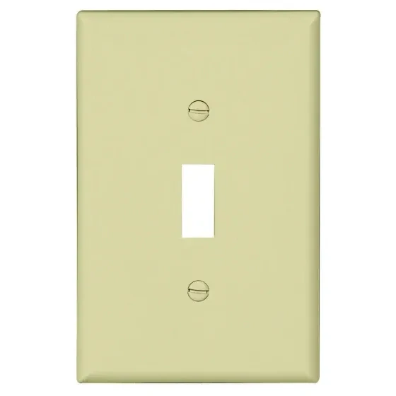 Eaton PJ1V-10-L Unbreakable Mid-Sized Ivory 1G Switch Cover