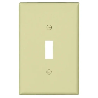 Eaton PJ1V-10-L Unbreakable Mid-Sized Ivory 1G Switch Cover