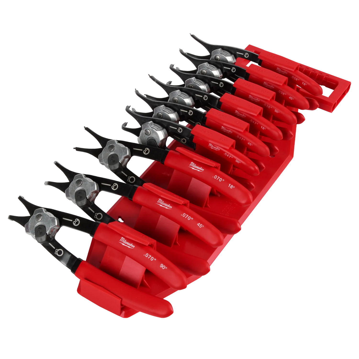 Milwaukee 9Pc. Convertible Snap Ring Pliers Set