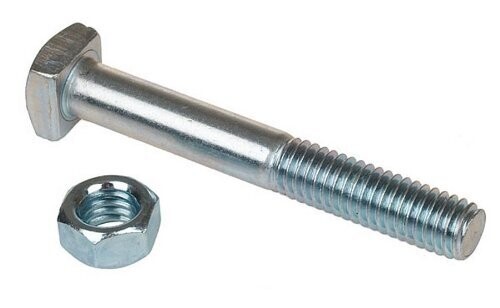 Shear Bolts for New Holland Balers, 3/8&quot;-16X2-3/4&quot; Sq. Head Gr2