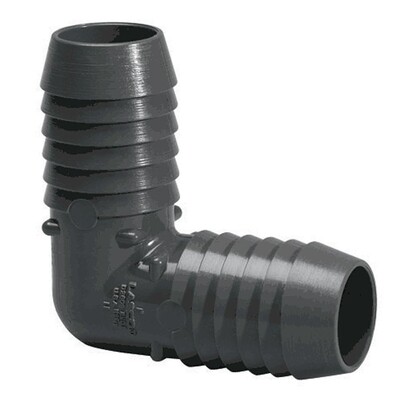 Poly Ell, 2&quot; Barb X 2&quot; Barb