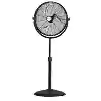 Power Zone FES50-T5 High Velocity Black 3-Speed Pedestal Fan, 20&quot;