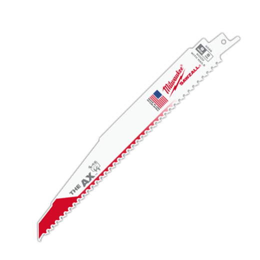Milwaukee 9&quot; 5 TPI The AX™ Demolition Wood Cutting Sawzall® Blade
