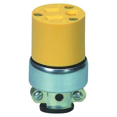 Eaton 2887 Cord Repair End, 15A, 125V Yellow