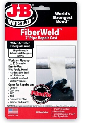 J B Weld FiberWeld Kit W/2&quot;X60&quot; Tape