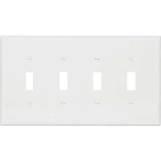 Eaton PJ4W Unbreakable Mid-Sized White 4G Switch Cover