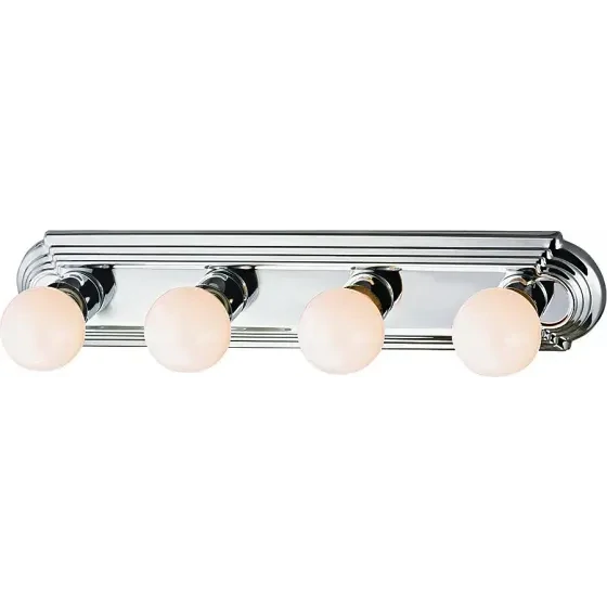 Boston Harbor 4Lt, 24&quot;, Chrome Vanity Light Fixture