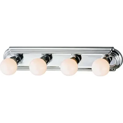 Boston Harbor 4Lt, 24&quot;, Chrome Vanity Light Fixture