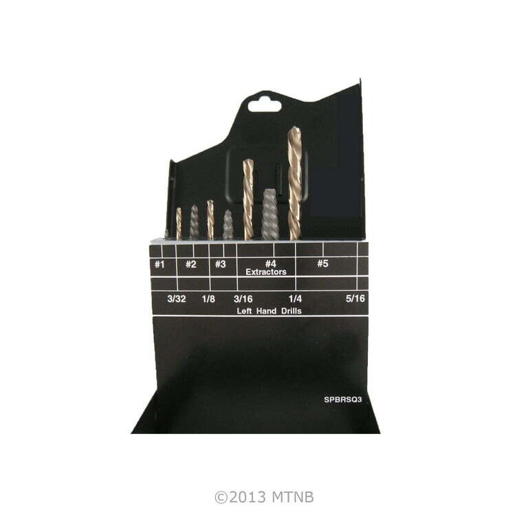Norseman CTD Bolt Extractor Set,  3/32&quot; TO 1/4&quot;