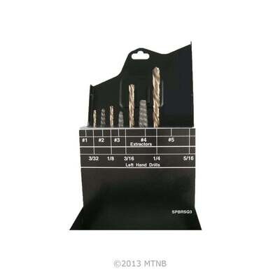 Norseman CTD Bolt Extractor Set,  3/32&quot; TO 1/4&quot;