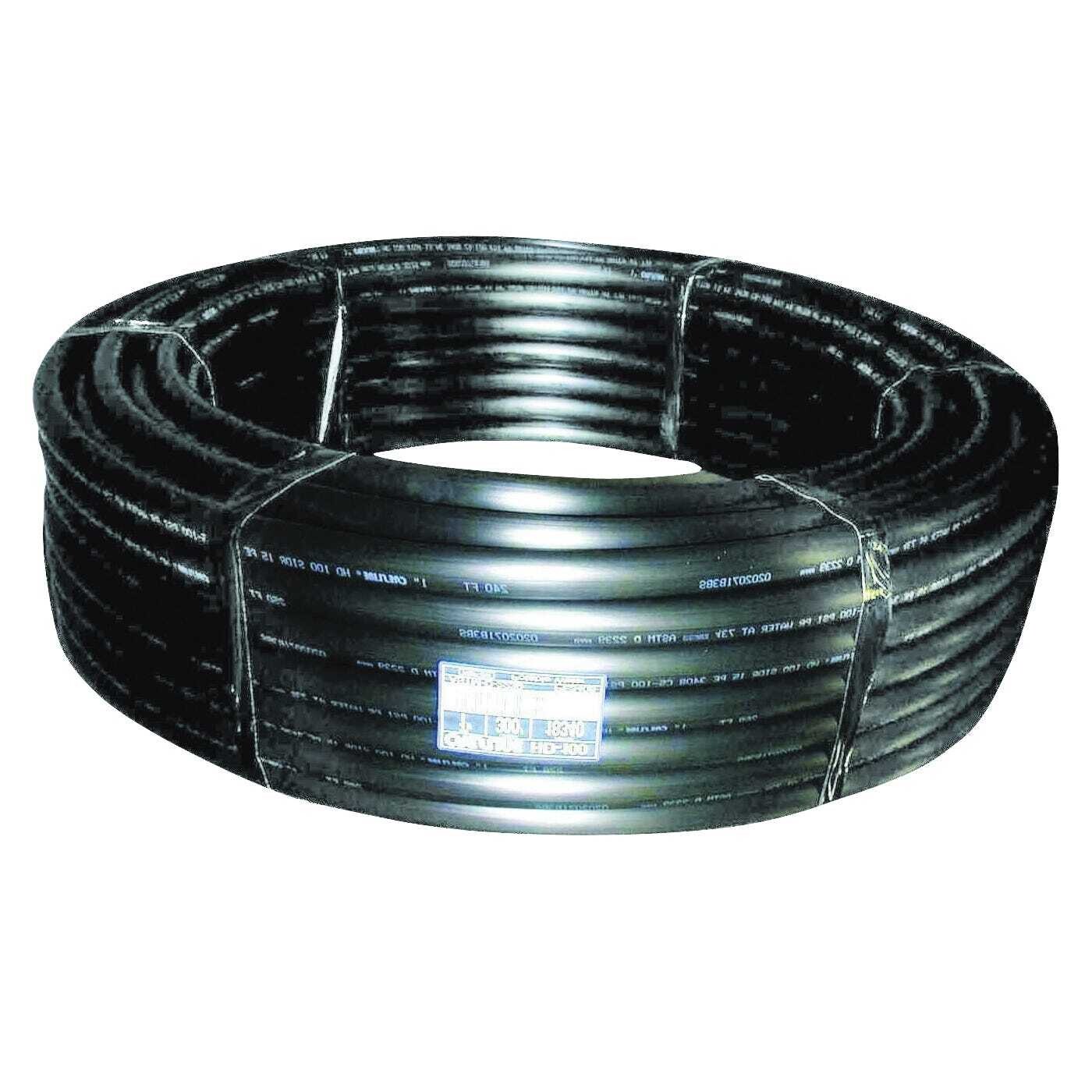 Cresline 18115 Black Plastic Pipe, 1&quot;X100Ft 160Psi