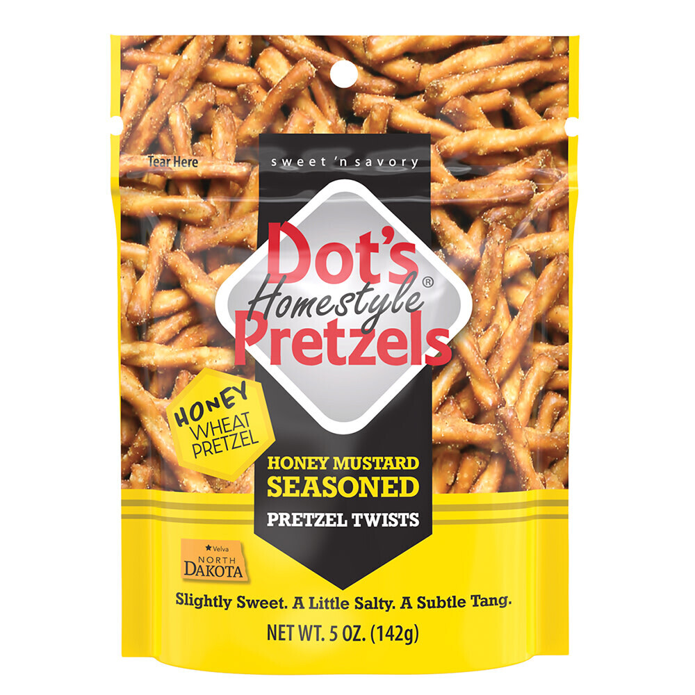 Dot&#39;s Honey Mustard Wheat Pretzels, 5Oz