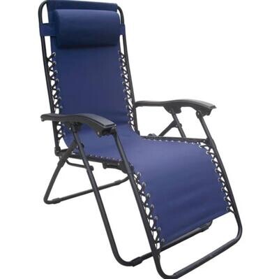 Blue Oxford Zero Gravity Chair