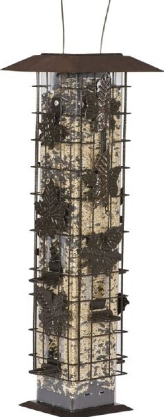 Perky Pet 336 Squirrel-B-Gone Bird Feeder, 3.4Lb Capacity