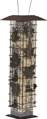 Perky Pet 336 Squirrel-B-Gone Bird Feeder, 3.4Lb Capacity