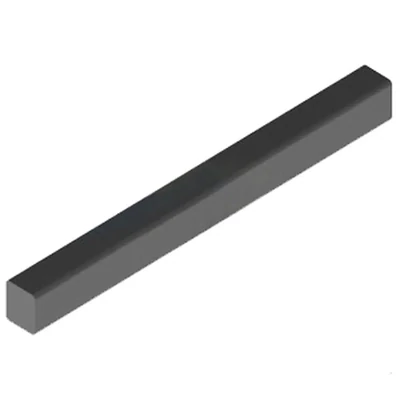 Solid PTO Shaft, 1&quot;X1-1/8&quot;
