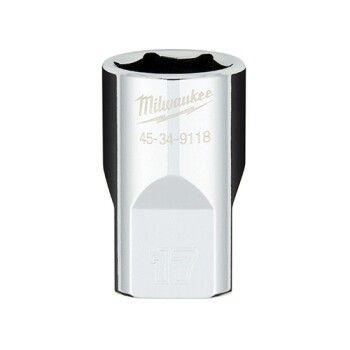 Milwaukee 1/2”Drive Metric Socket, 17MM