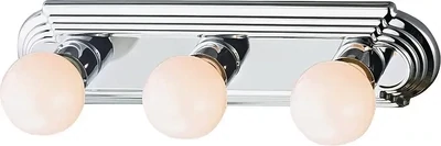 Boston Harbor 3Lt, 18&quot;, Chrome Vanity Light Fixture