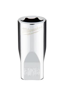 Milwaukee 1/4&quot; Drive SAE Shallow Socket, 5/16&quot;