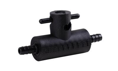 Poly Barbed Ball Valve, 1/4&quot;