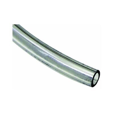 Abbott Rubber T10004011/7007P Clear Vinyl Tubing, 1/2&quot;X3/4&quot;