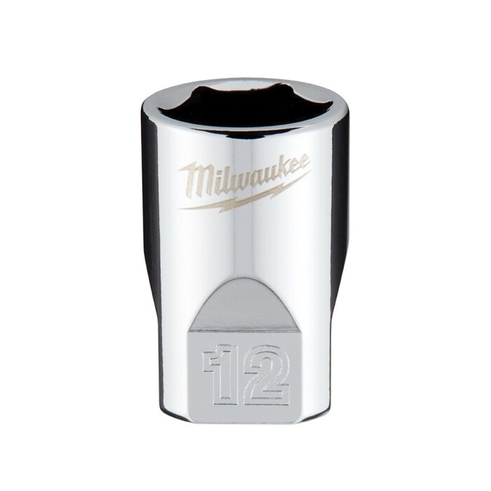 Milwaukee 1/4&quot; Drive Metric Shallow Socket, 12mm