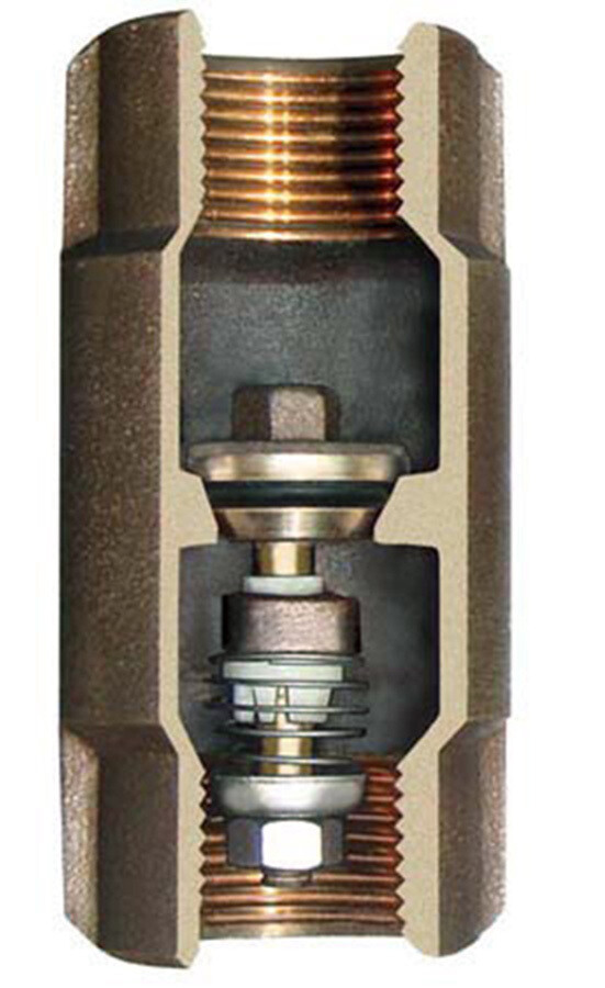Simmons 501SB Brass Check Valve, 1/2&quot;