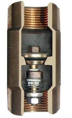 Simmons 501SB Brass Check Valve, 1/2&quot;