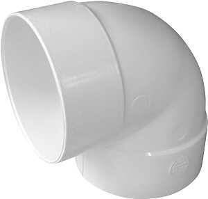 CANPLAS 414156BC PVC S&amp;D Ell, 6&quot; (Short)
