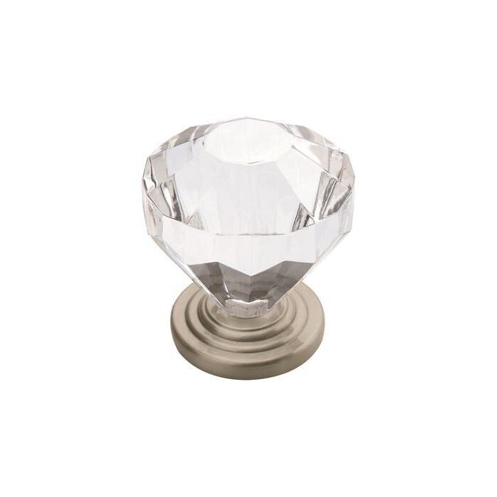 Amerock 14303G10 Traditional Classics Acrylic Knob, 1-1/4&quot;