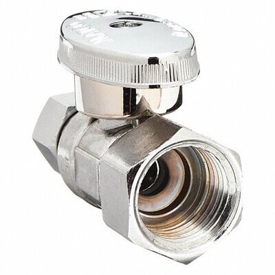 PlumbPak PP32-1PCLF Straight Valve, 1/2CPVCX3/8C
