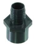 Poly Female Adaptor, 3/4&quot;FPX1/2&quot;Barb