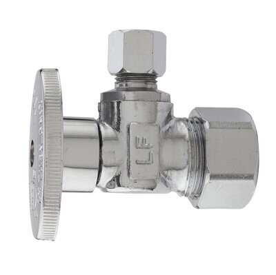PlumbPak PP123PCLF Angled Valve, 1/2C X 1/4C